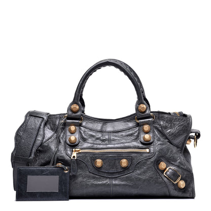 Balenciaga Agneau Giant 21 Gold Hardware Part Time Anthracite 2 of 18