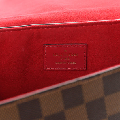 Louis Vuitton Damier Ebene Beaubourg MM Scarlet 6 of 13