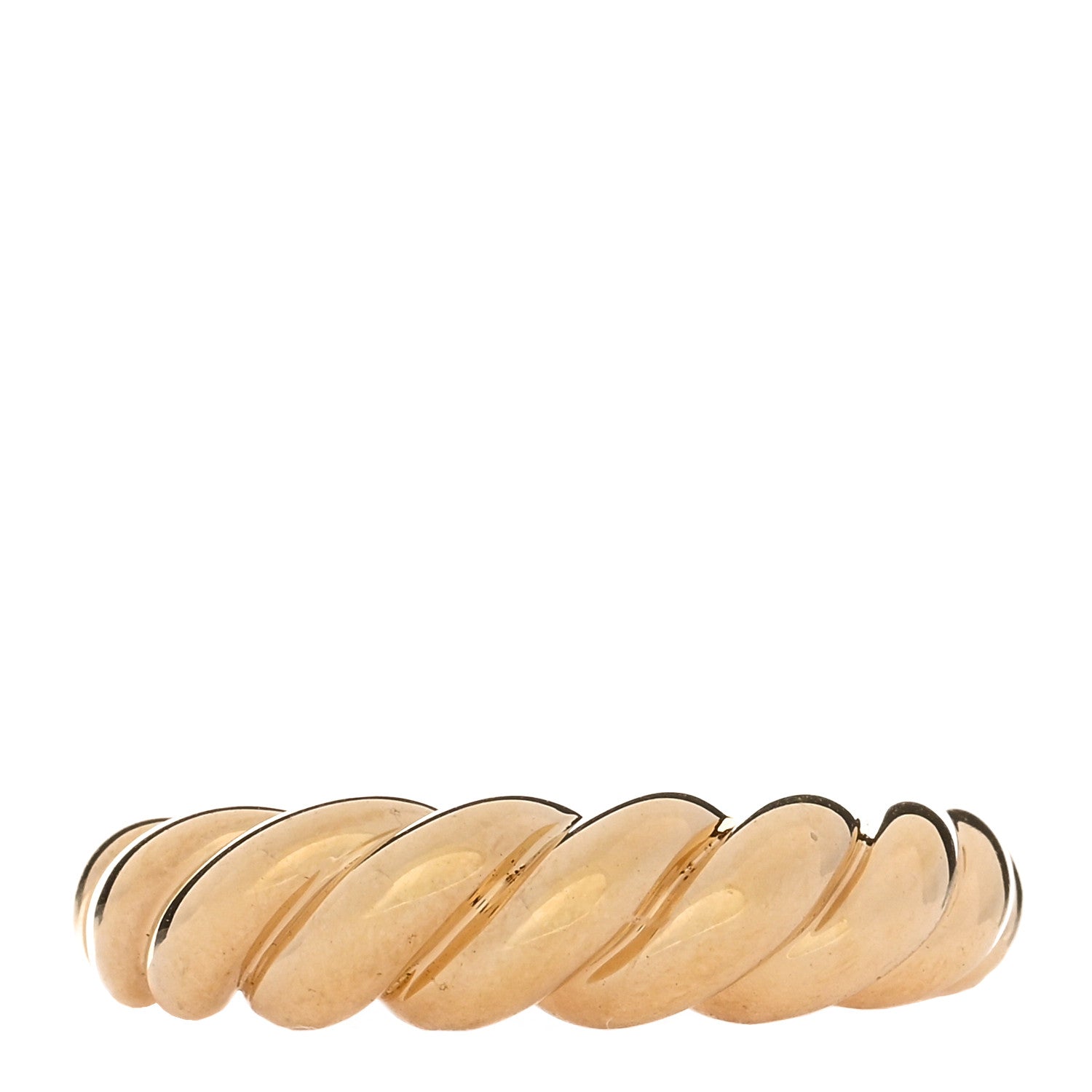 David Yurman 18K Yellow Gold Pure Form Stack Ring 54 7 1 of 4