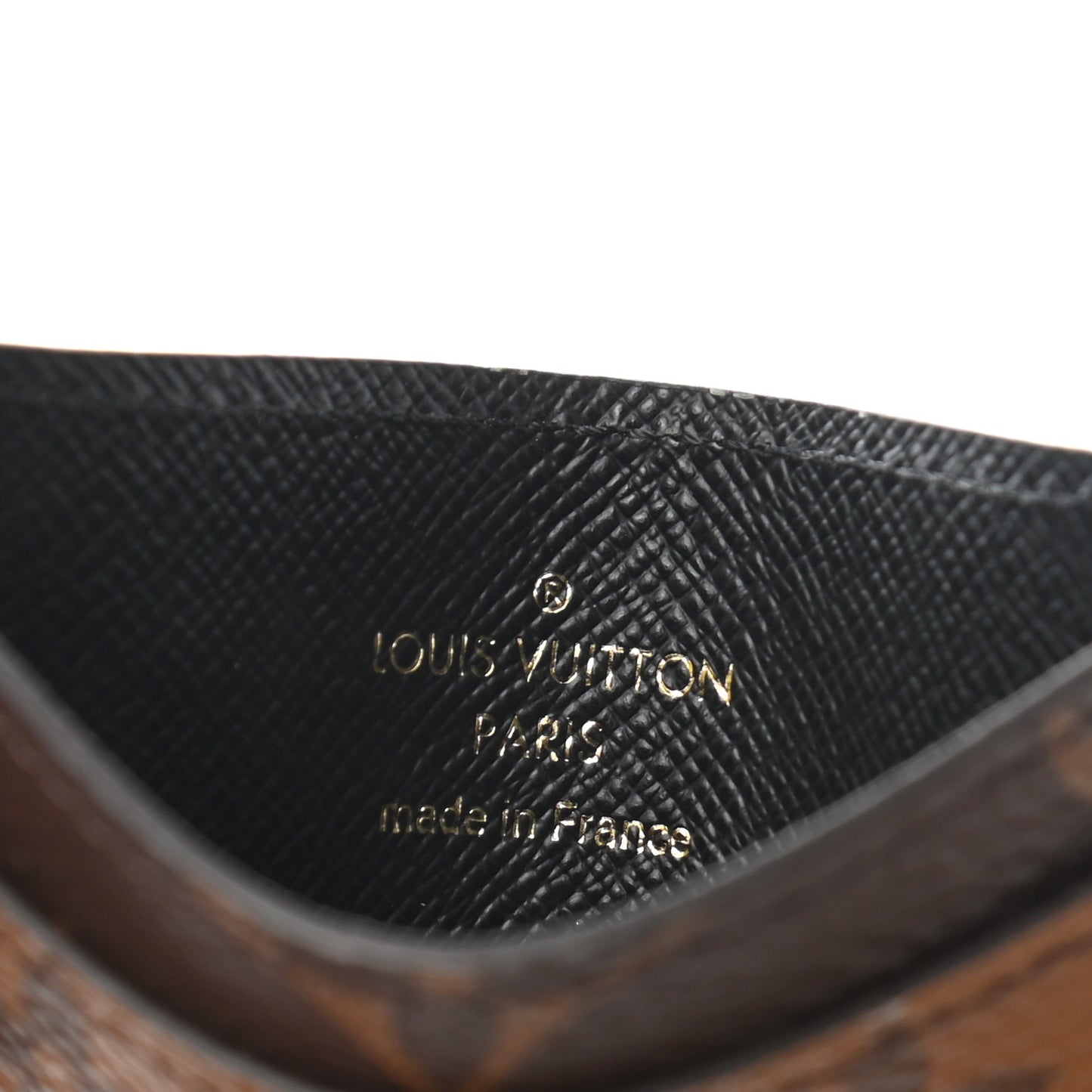 Reverse Monogram Card Holder