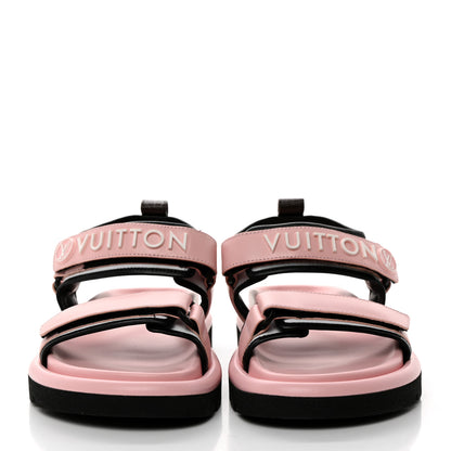 Louis Vuitton Calfskin Pool Pillow Flat Comfort Sandals 40 Rose Clair Pink 2 of 10