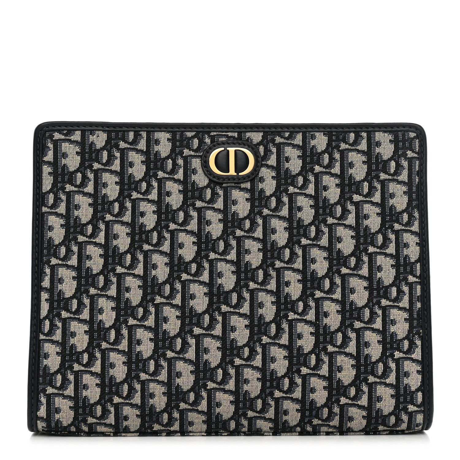 Christian Dior Oblique 30 Montaigne Pouch Blue 1 of 8