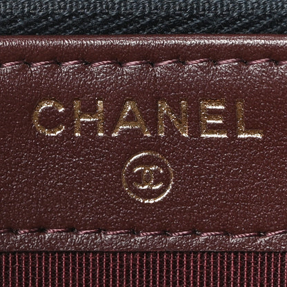 Chanel Felt Quilted Paris-Hamburg Charms Small Clutch With Chain  Dark Navy 6 of 10