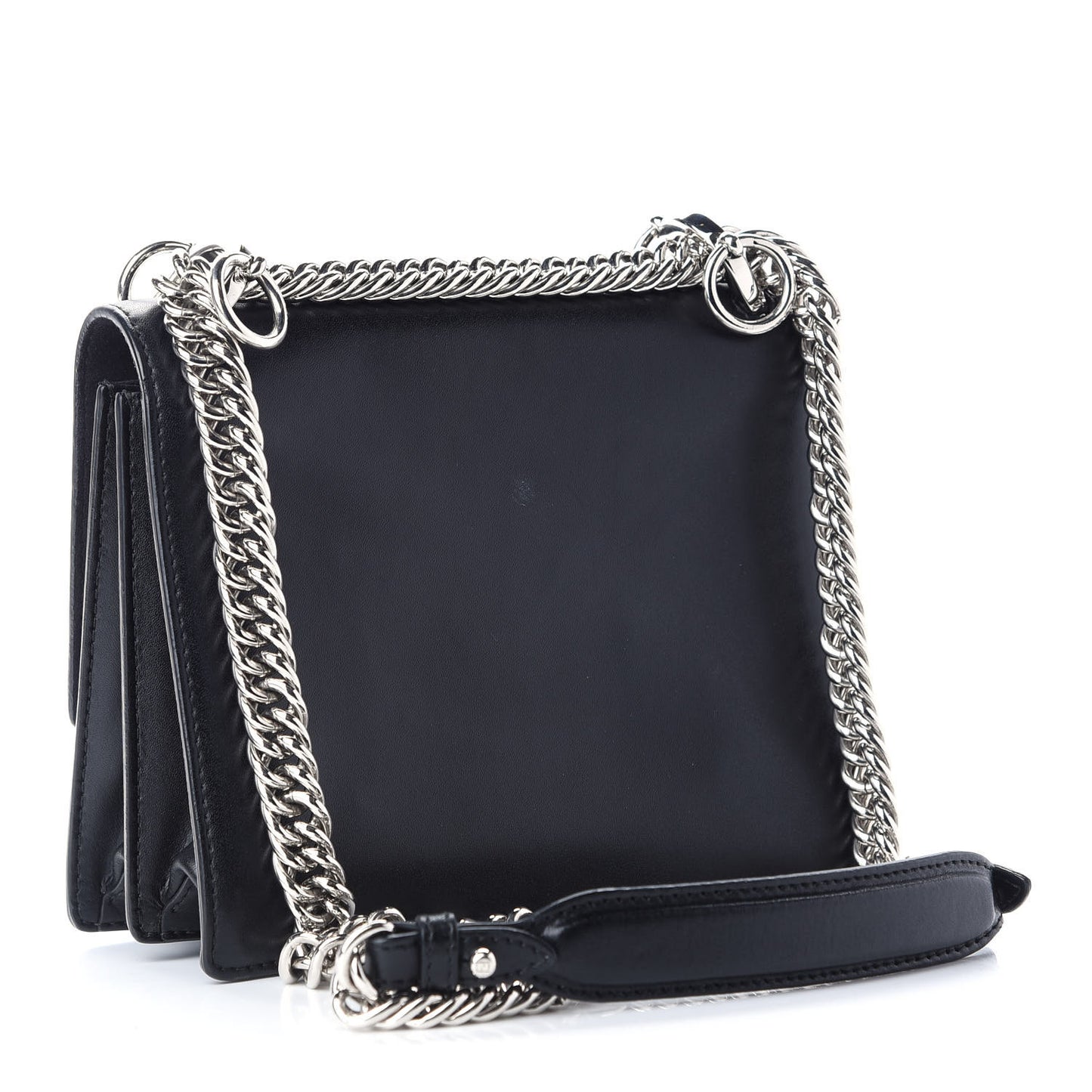 Vitello Liberty Studded Small Kan I Shoulder Bag Black Multicolor