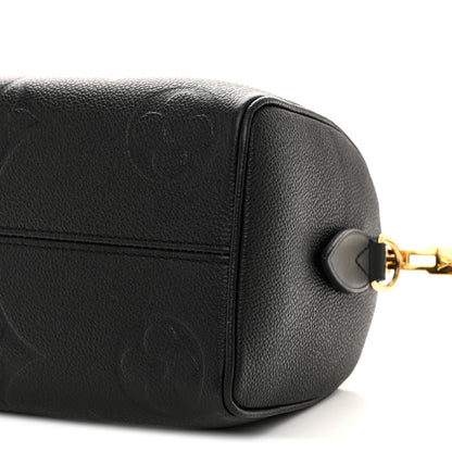 Louis Vuitton Empreinte Monogram Giant Speedy Bandouliere 20 Black 9 of 11