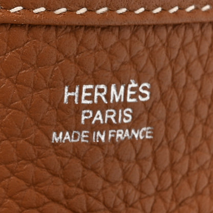Hermes Taurillon Clemence Evelyne III PM Gold 6 of 13