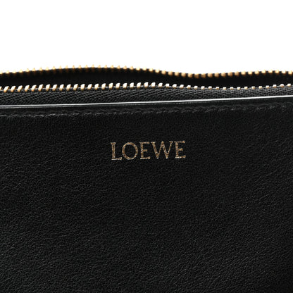 Loewe Shiny Calfskin Puzzle Fold Pouch Black 5 of 9