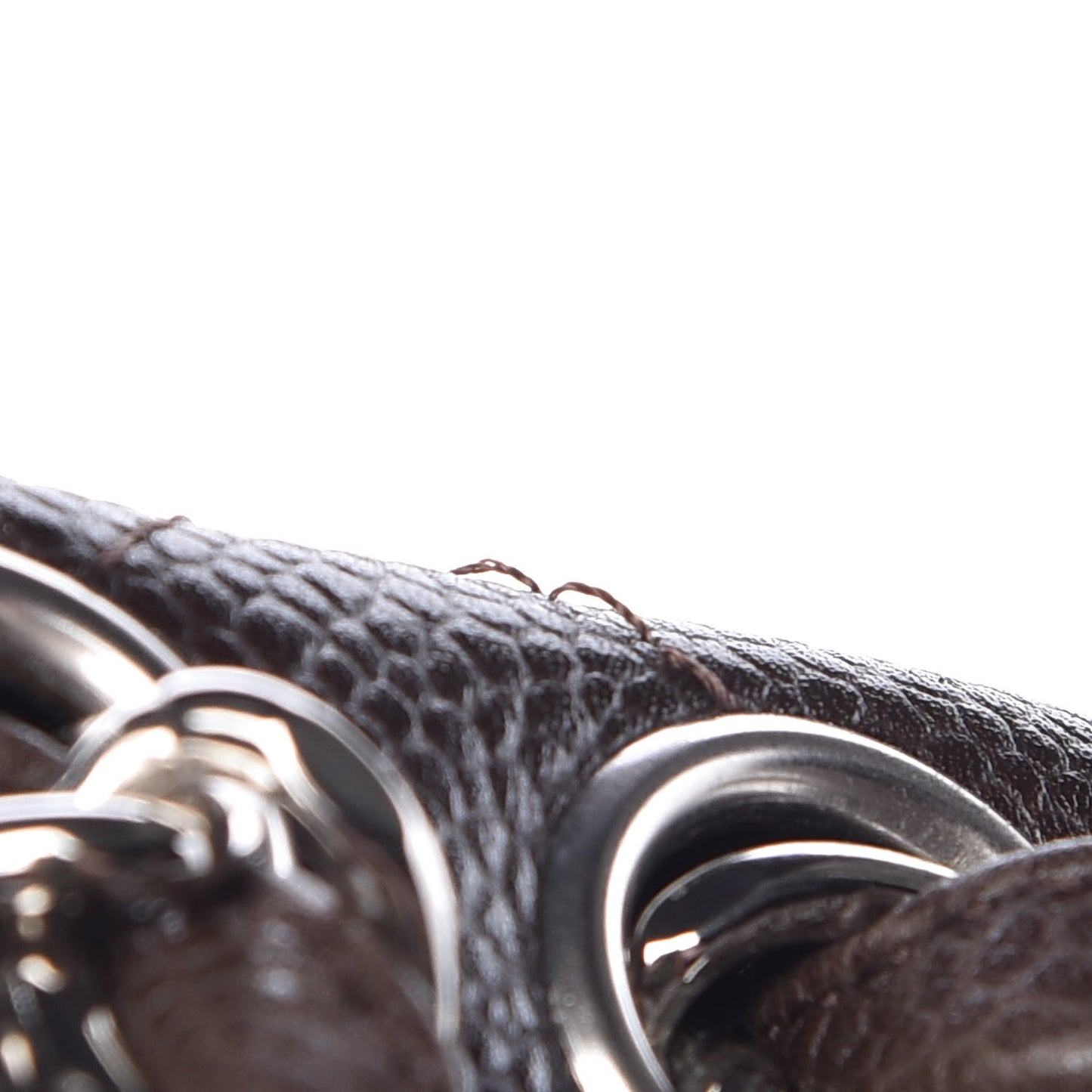 Caviar Quilted Jumbo Single Flap Dark Brown