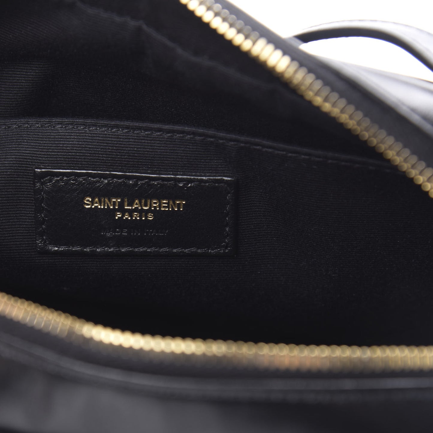 Calfskin Matelasse Monogram Lou Camera Bag Black