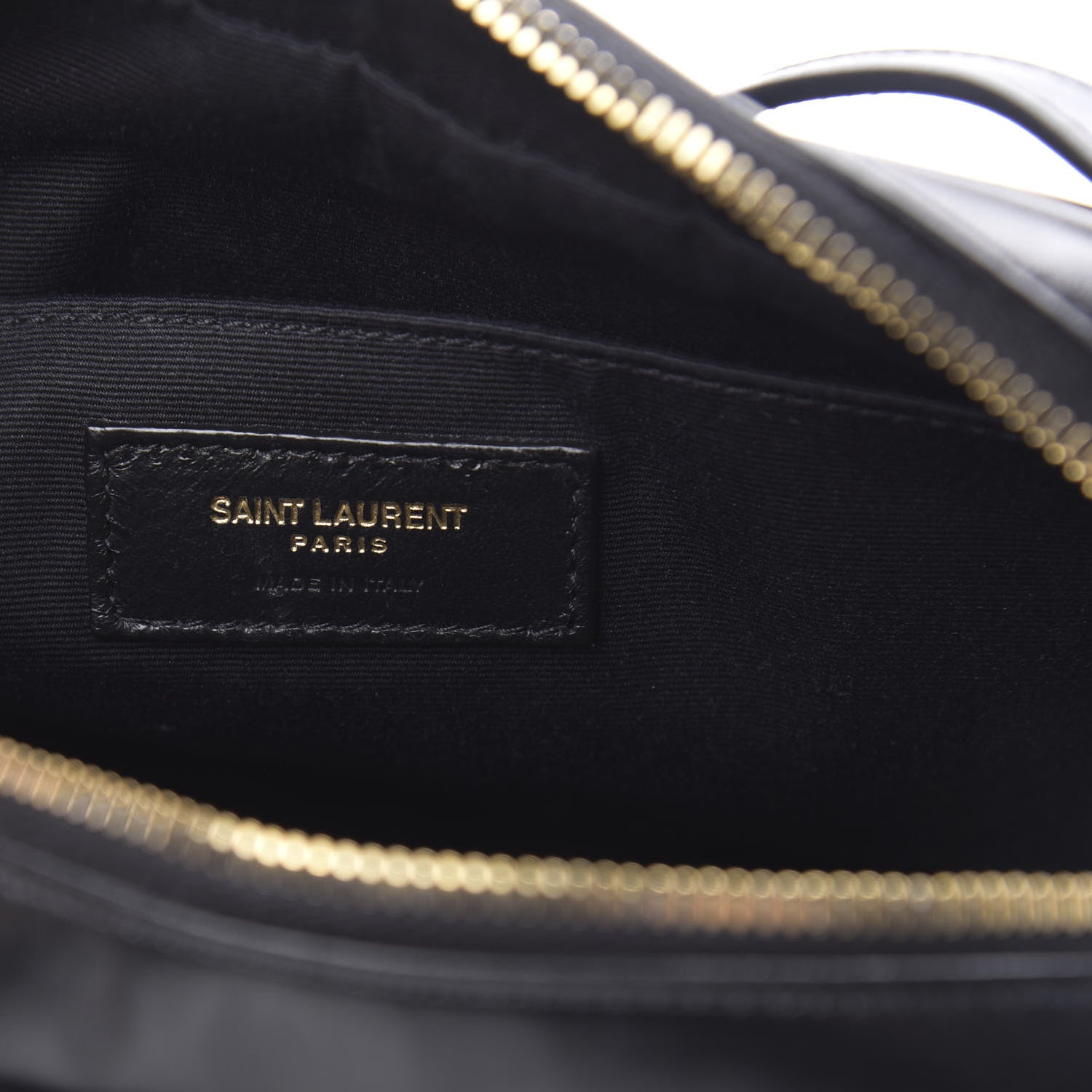 Saint Laurent Calfskin Matelasse Monogram Lou Camera Bag Black 6 of 10