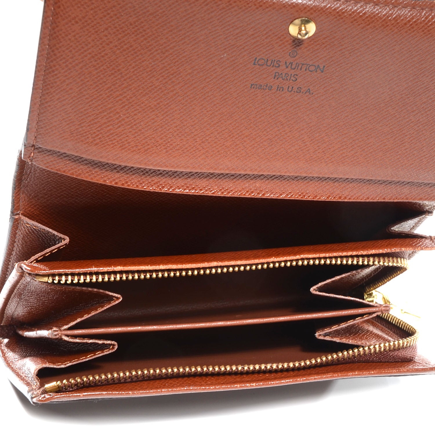 Louis Vuitton Monogram Porte-Monnaie Tresor Wallet 5 of 7