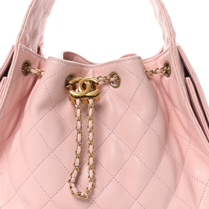 Chanel Caviar Quilted Small Chanel 25 Handbag Light Pink 8 of 10