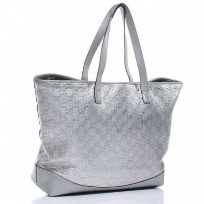 Gucci Guccissima Large Tote Silver 3 of 9
