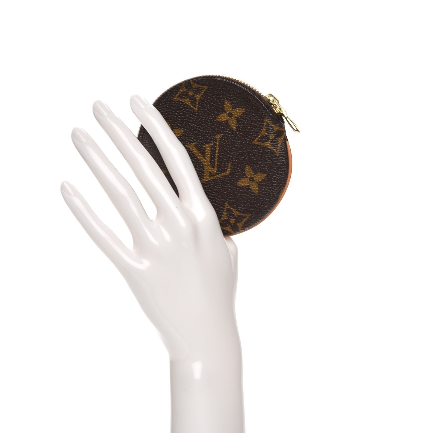 Monogram Round Coin Purse