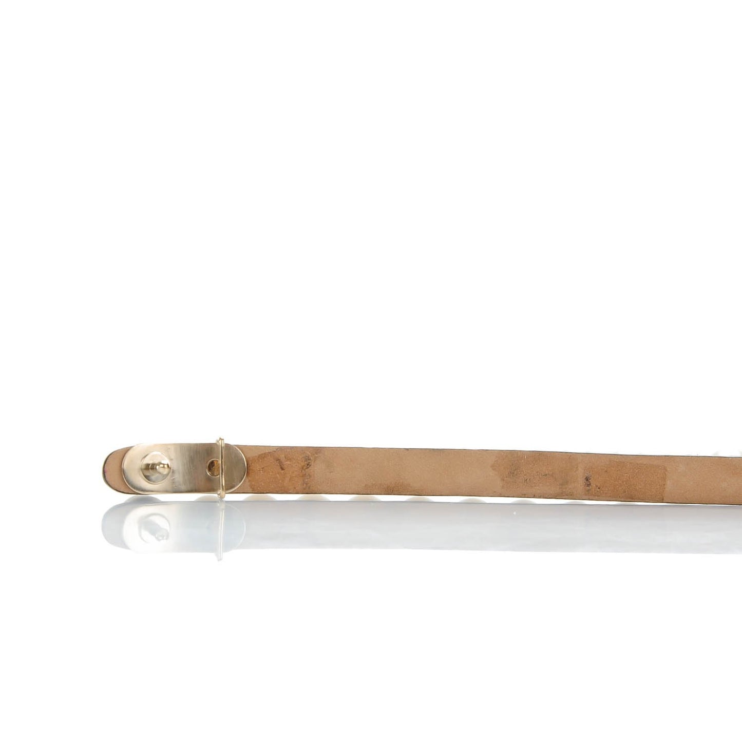 Calfskin Pearl CC Belt 95 38 Black