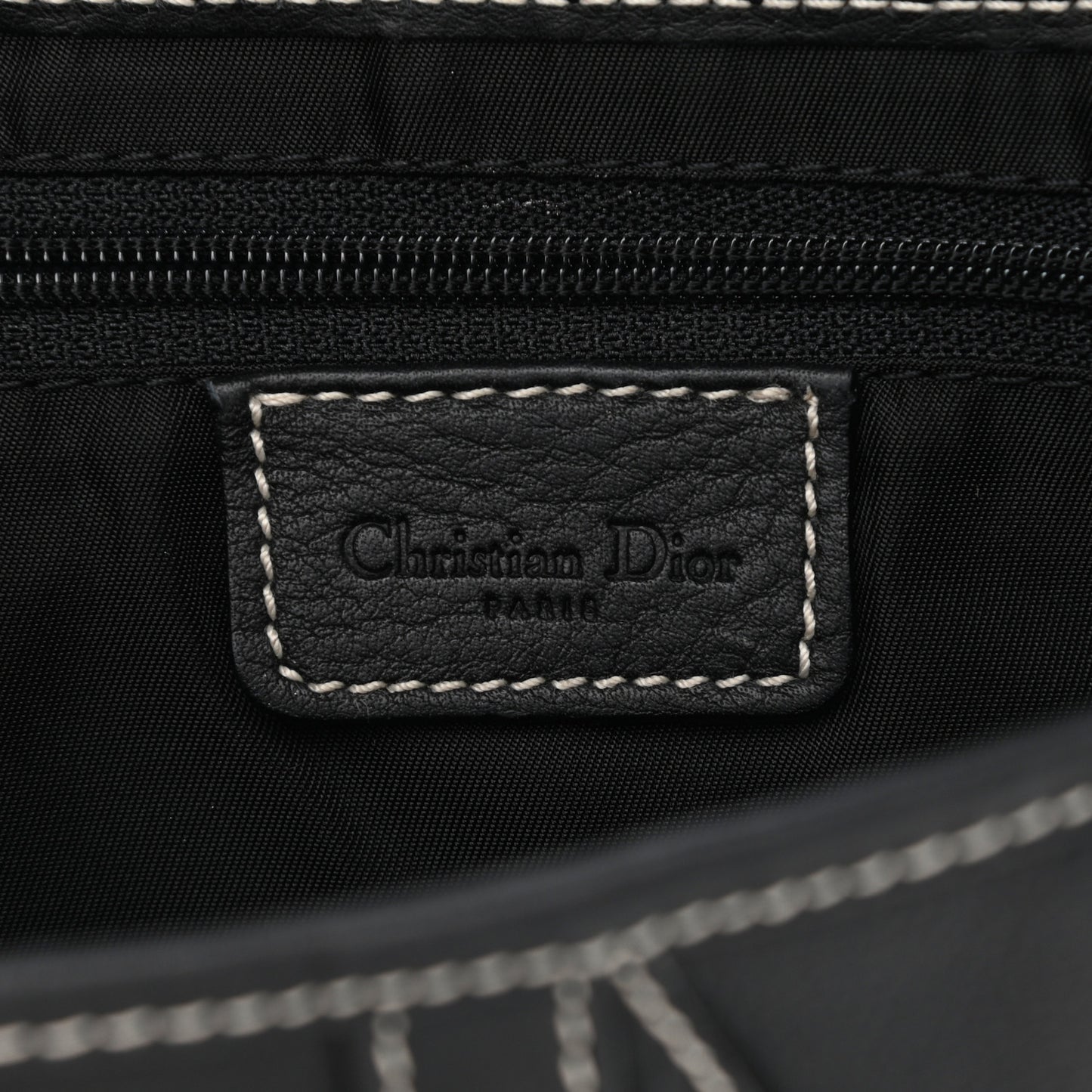 Calfskin Saddle Bag Black