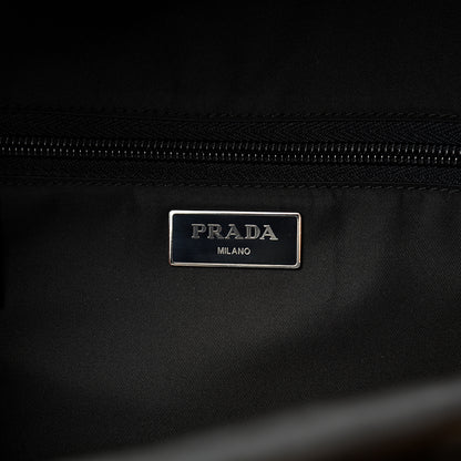 Prada Nylon Hibiscus Print Double Buckle Backpack Zafferano 6 of 12