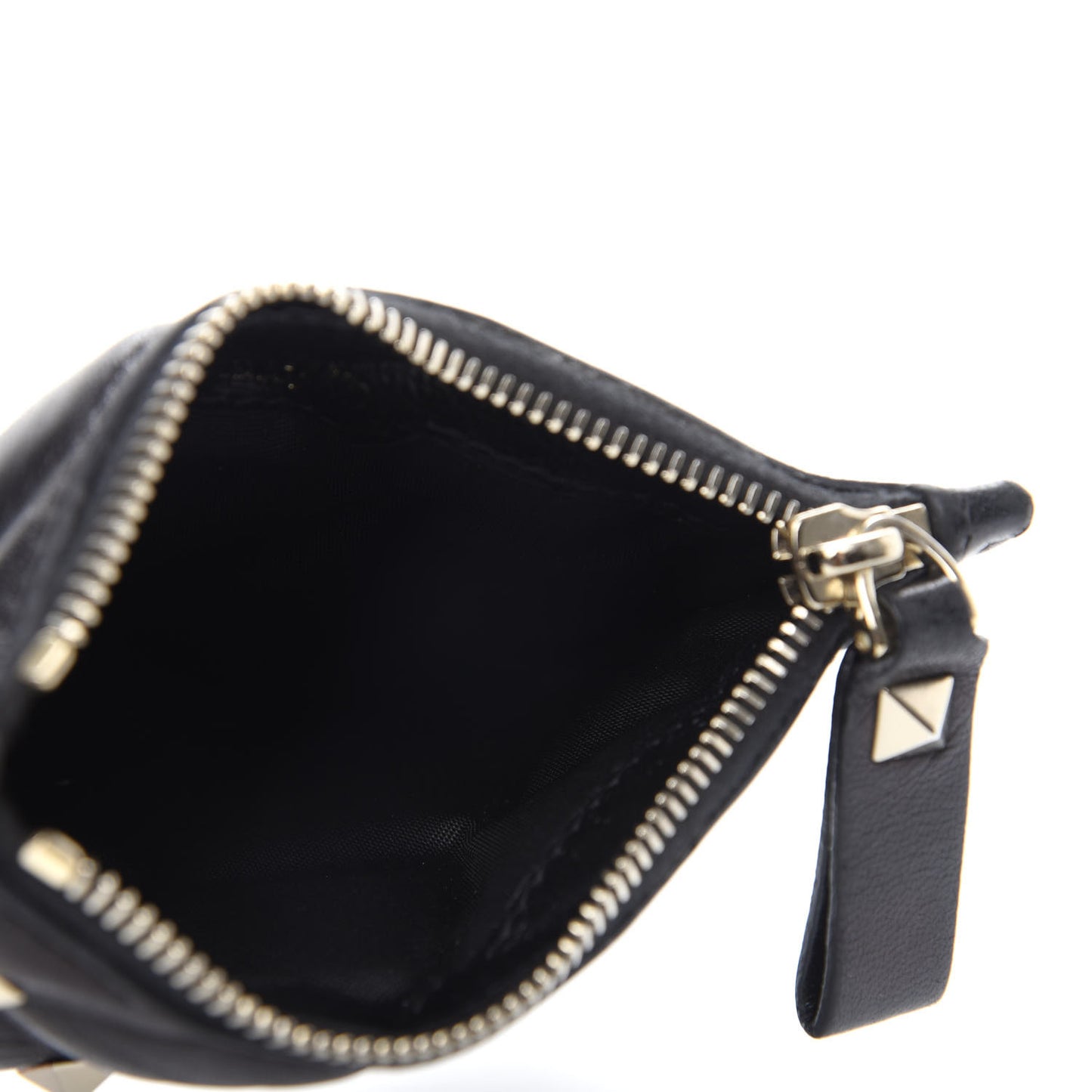 Nappa Candystud Coin Purse Black