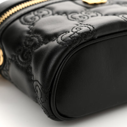 Gucci Calfskin GG Matelasse Mini Top Handle Bag Black 11 of 12