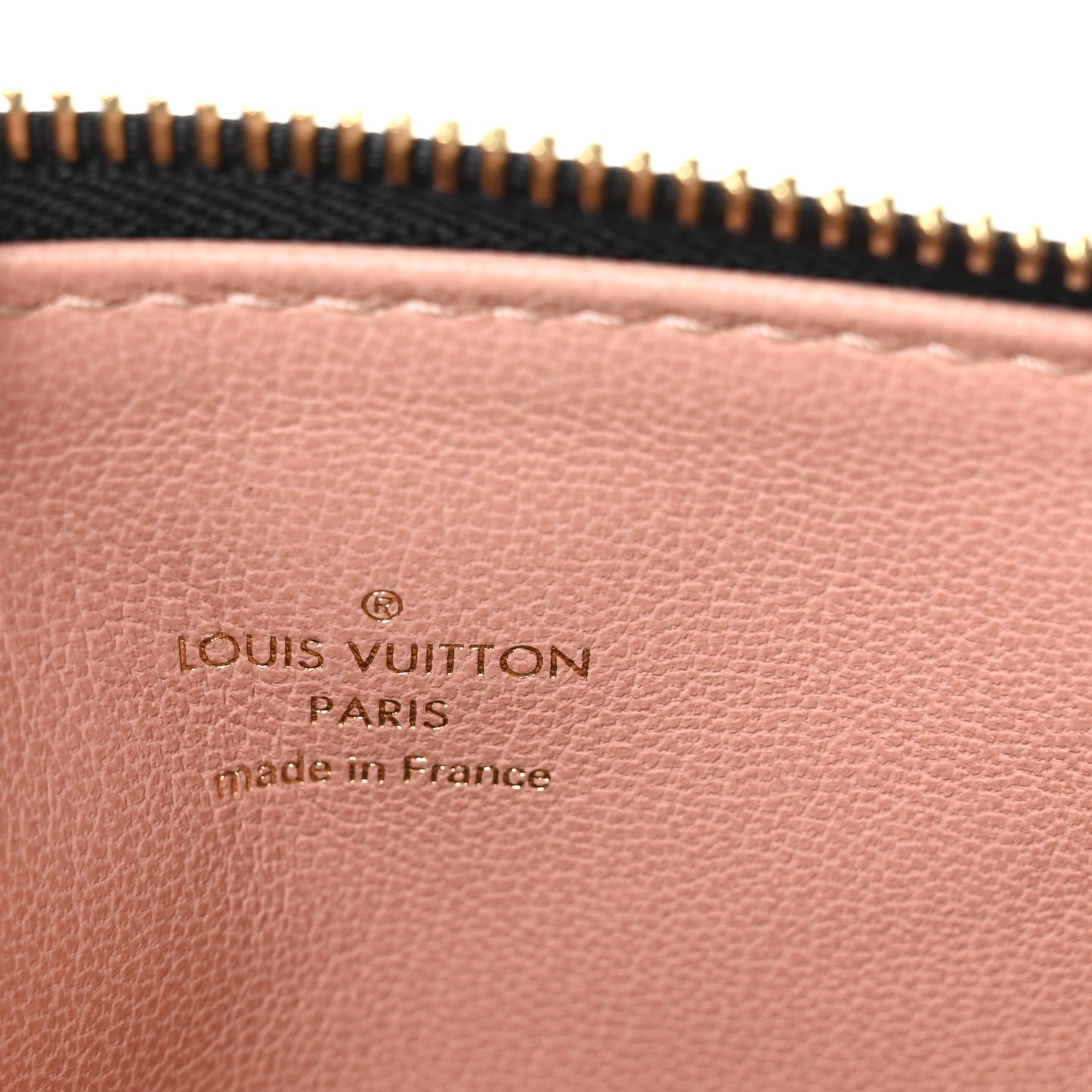 Lambskin Embossed Monogram Coussin PM Black