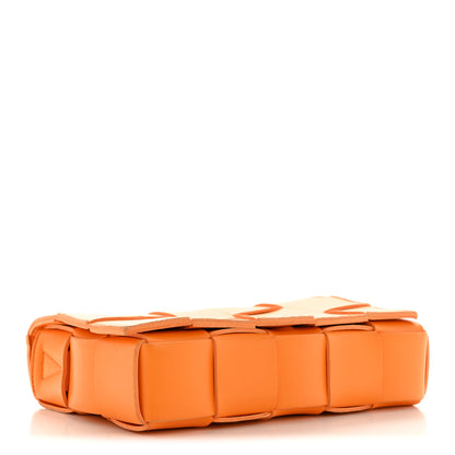 Bottega Veneta Nappa Maxi Intreccio Cassette Bag Tangerine 5 of 12