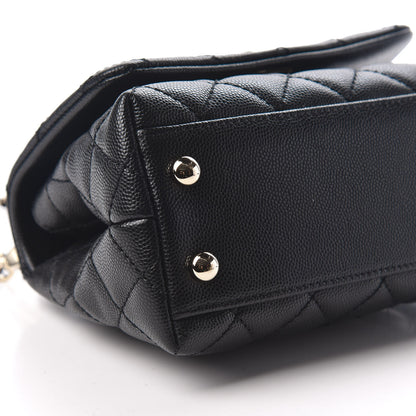 Chanel Caviar Quilted Extra Mini Coco Handle Flap Black 6 of 8