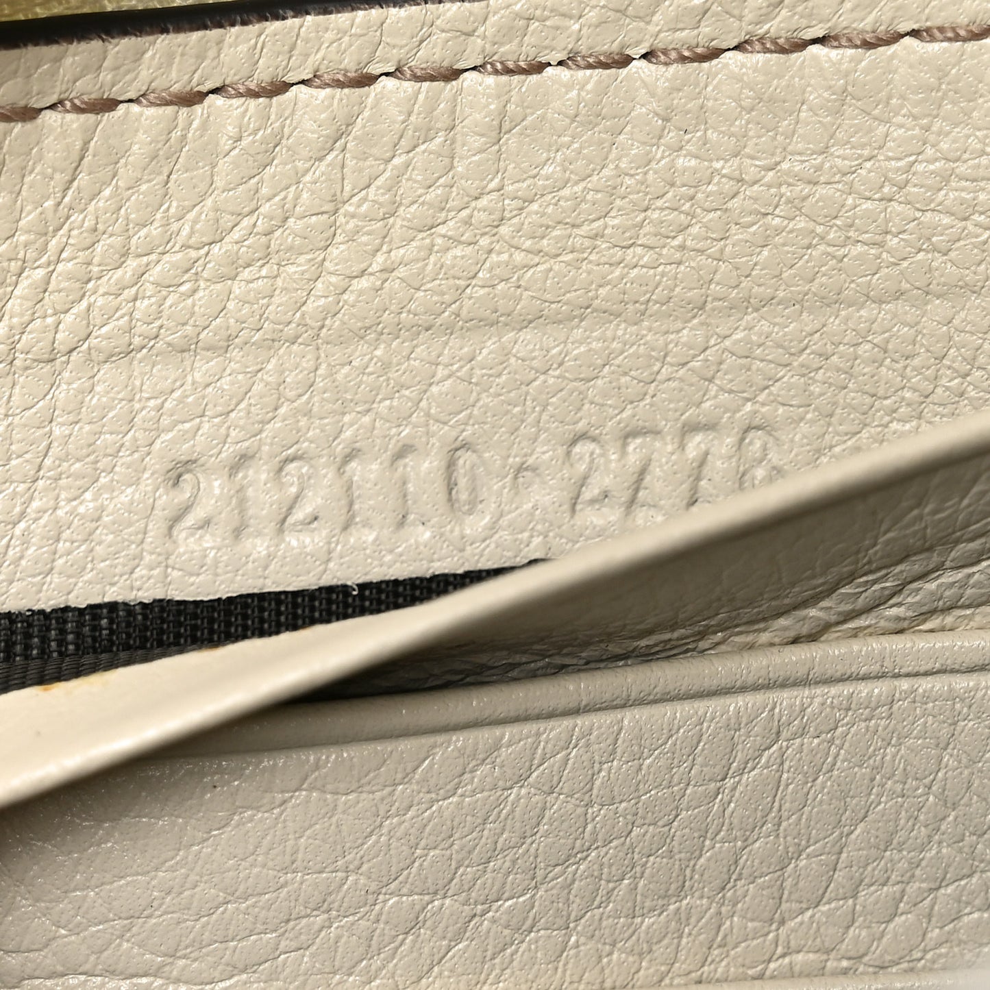 Guccissima GG Pierce Zip Around Wallet White