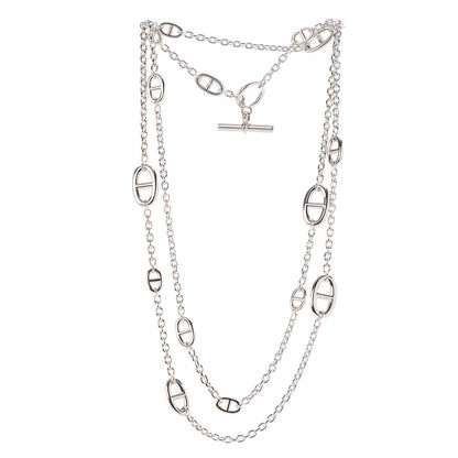 Hermes Sterling Silver Farandole Necklace 120 3 of 6
