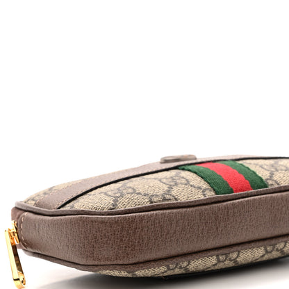 Gucci GG Supreme Monogram Ophidia Belted iPhone Case 85 34 Dark Brown 10 of 11