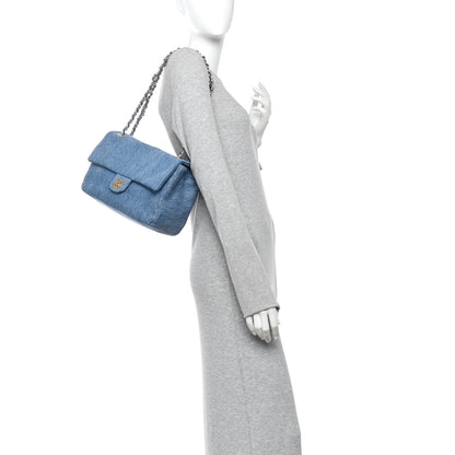 Chanel Denim Small Souplissimo Maxi Flap Blue 2 of 11