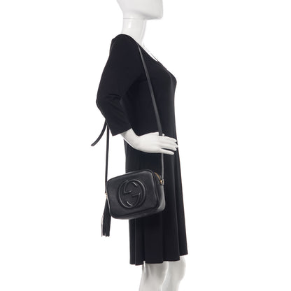 Gucci Pebbled Calfskin Small Soho Disco Bag Black 2 of 9
