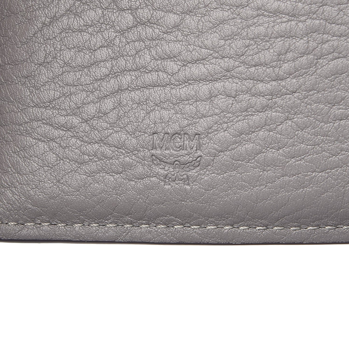 Calfskin Signature Monogram Klara Bi-Fold Wallet Dove