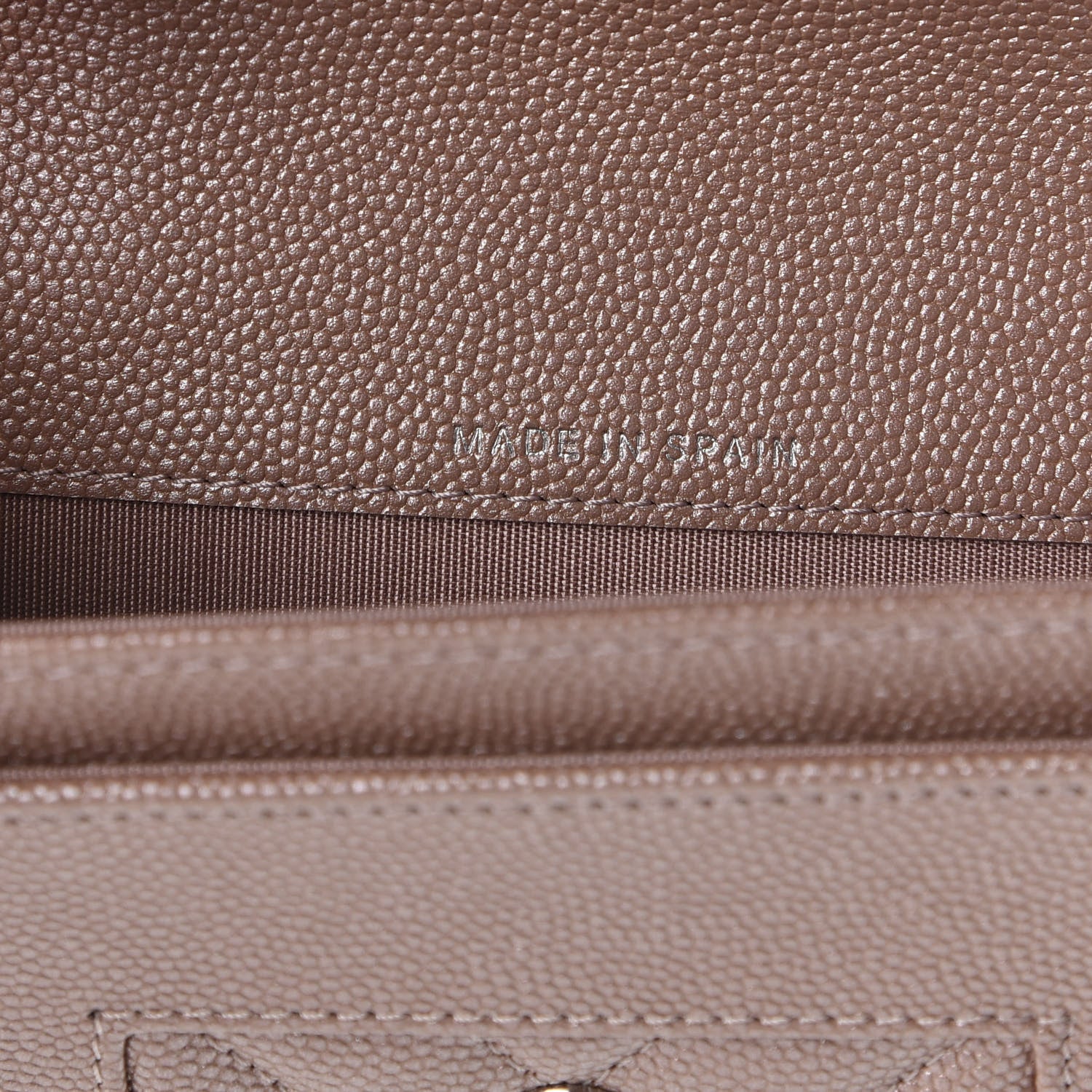 Chanel Metallic Caviar Chevron Quilted Vintage Mademoiselle Flap Card Holder Pink 7 of 8