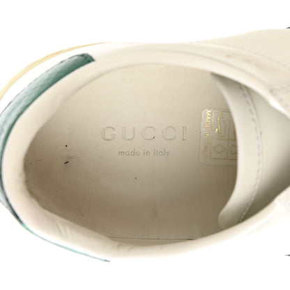 Gucci Calfskin Web Pearl Studded Womens Ace Sneakers 35.5 White 7 of 13