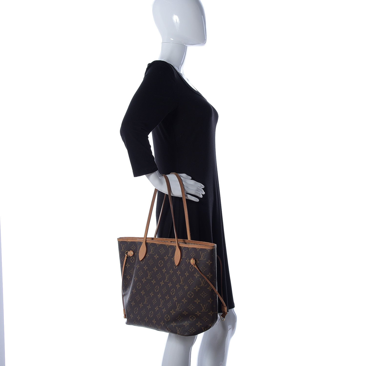Louis Vuitton Monogram Neverfull MM 2 of 9