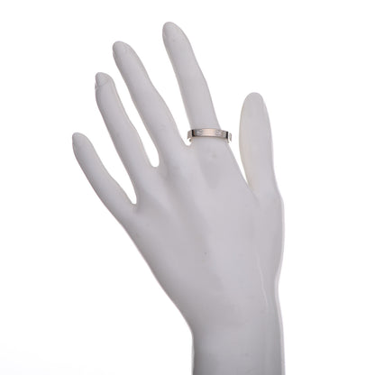 Cartier 18K White Gold 4mm LOVE Wedding Band Ring 61 9.5 2 of 4