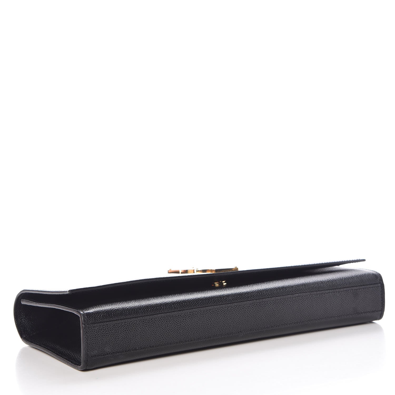 Saint Laurent Grain De Poudre Monogram Cassandre Clutch Black 4 of 13