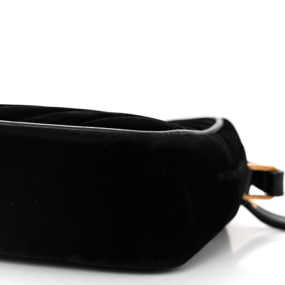 Saint Laurent Velvet Matelasse Monogram Lou Camera Bag Black 10 of 10