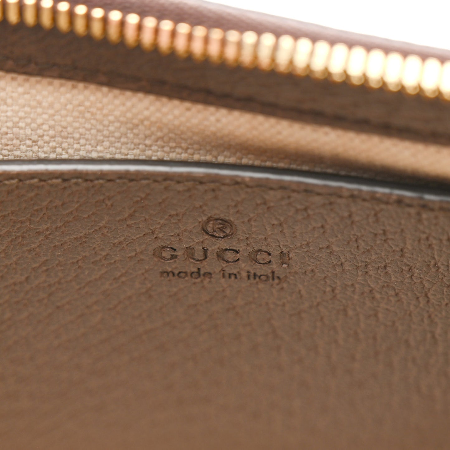 GG Supreme Monogram Textured Dollar Calfskin Web Small Ophidia GG Handbag Beige Ebony New Acero