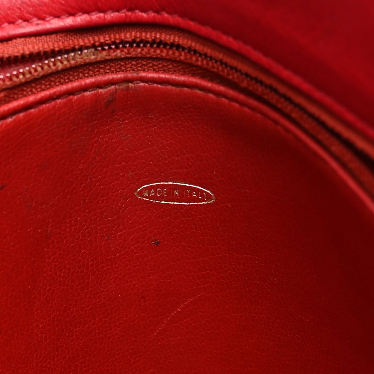 Chanel Lambskin Quilted Tote Red 7 of 17