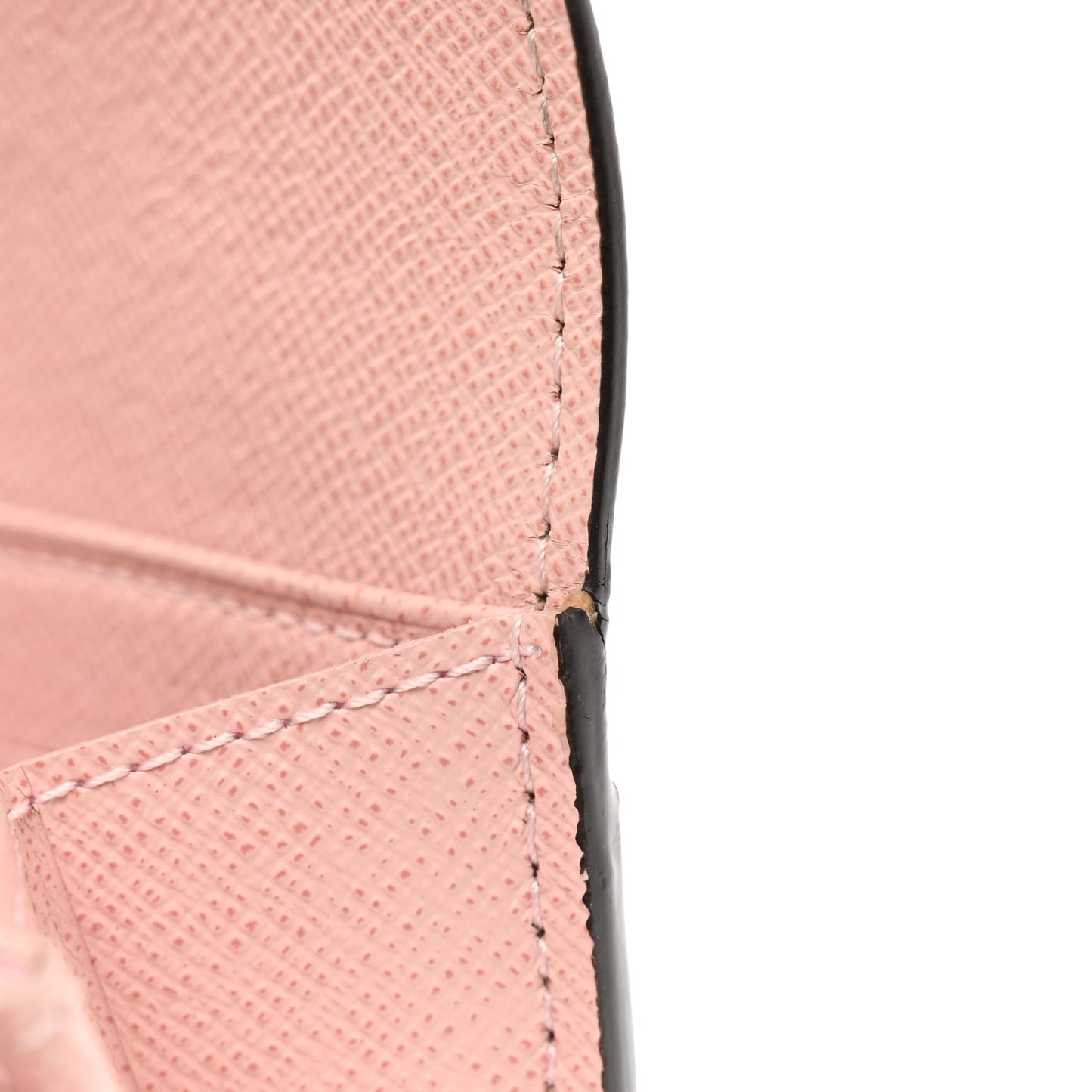 Damier Ebene Sarah Wallet NM Rose Ballerine