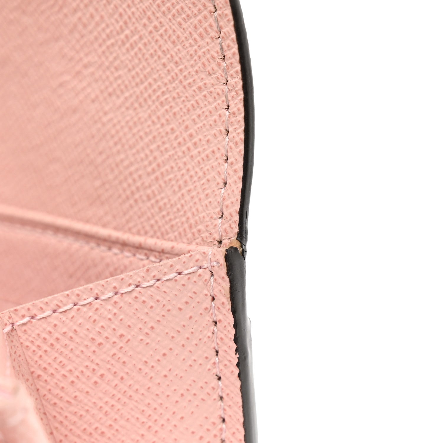 Louis Vuitton Damier Ebene Sarah Wallet NM Rose Ballerine 8 of 9