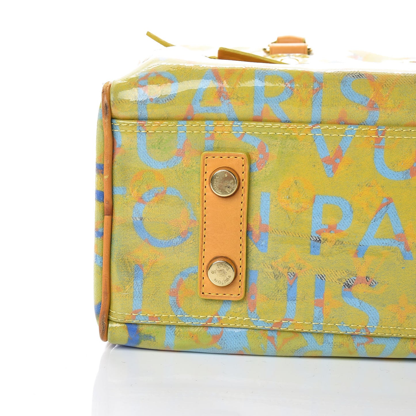Monogram Pulp Defile Weekender PM Yellow