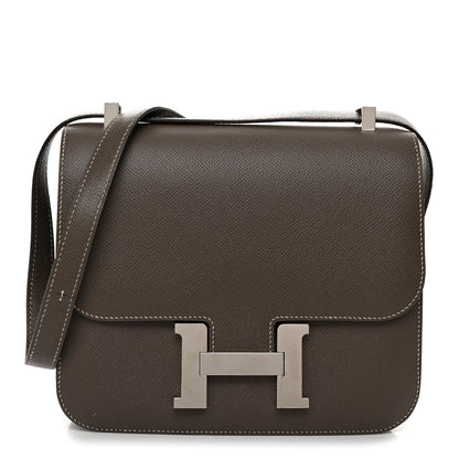 Hermes Epsom Horseshoe Constance 24 Etain Black 1 of 11