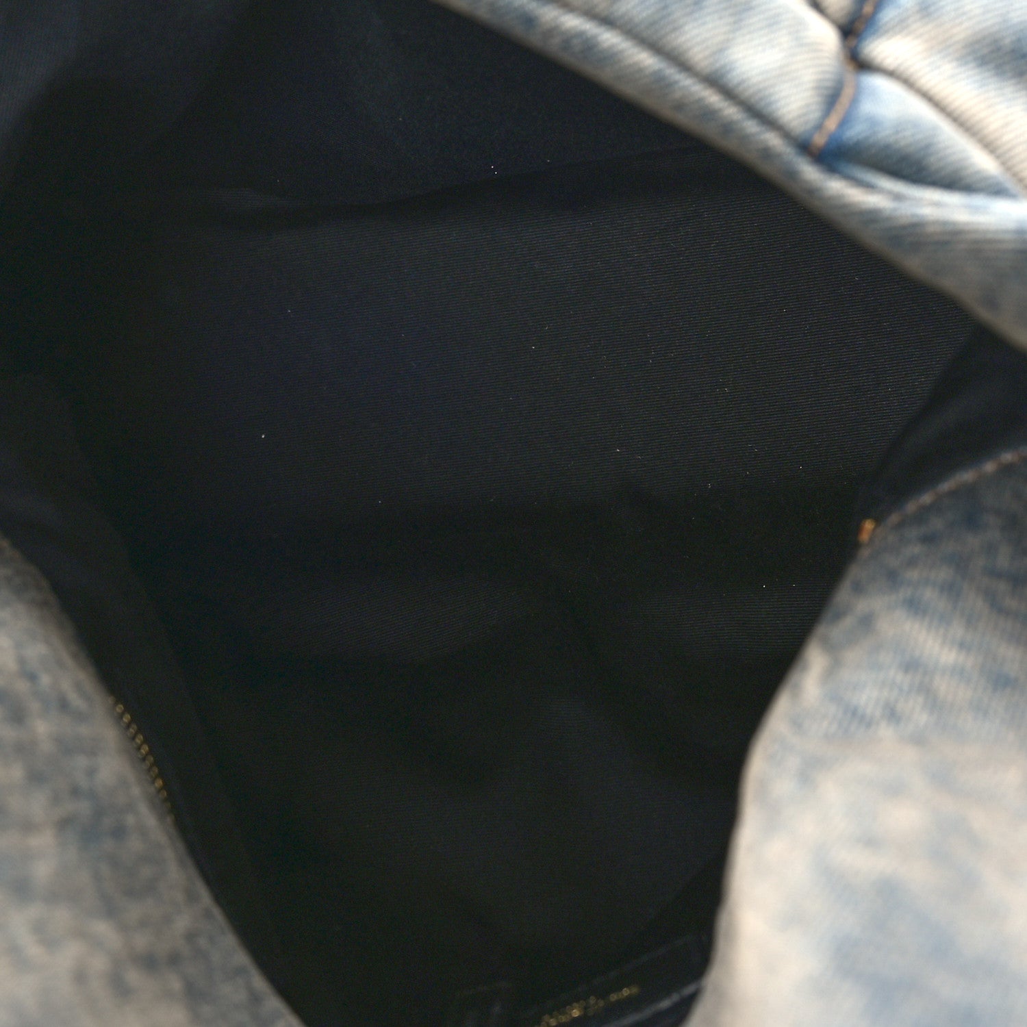 Saint Laurent Denim Quilted Medium Loulou Puffer Monogram Chain Satchel Blue Cinnamon 5 of 8