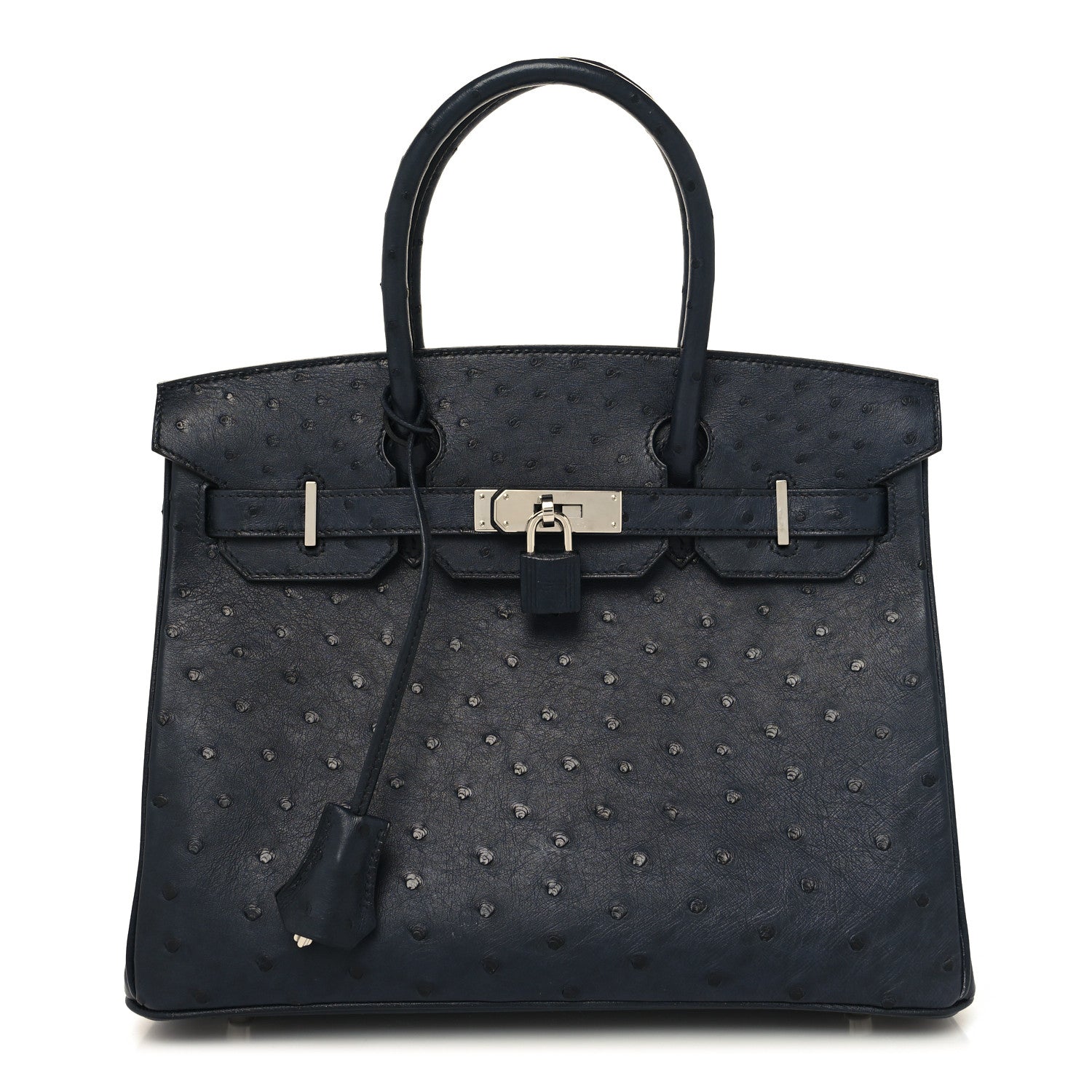 Hermes Ostrich Birkin 30 Bleu Indigo 1 of 14
