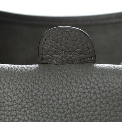 Hermes Taurillon Clemence Evelyne III PM Vert de Gris 7 of 10