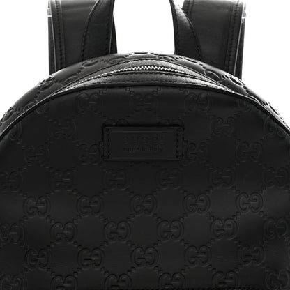 Gucci Guccissima Signature Small Day Backpack Black 8 of 12