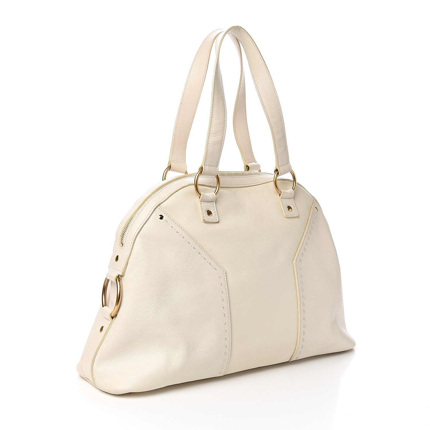 Saint Laurent Calfskin Large Muse Ivory 1 of 9