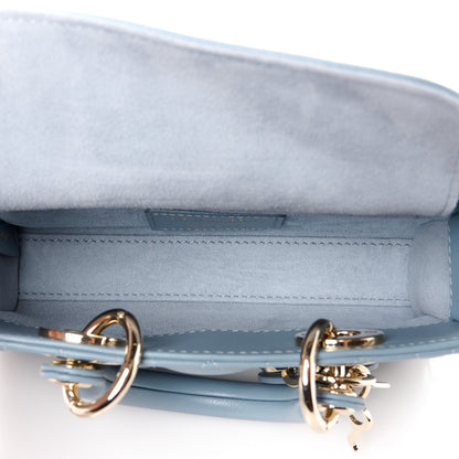 Christian Dior Lambskin Cannage Micro Lady D-Joy Cloud Blue 5 of 11